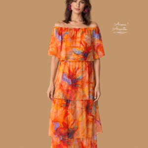 VESTIDO ITALIA NARANAJA